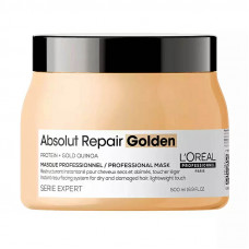 Маска с золотой текстурой для восстановления поврежденных волос Absolut Repair Gold, 500 мл